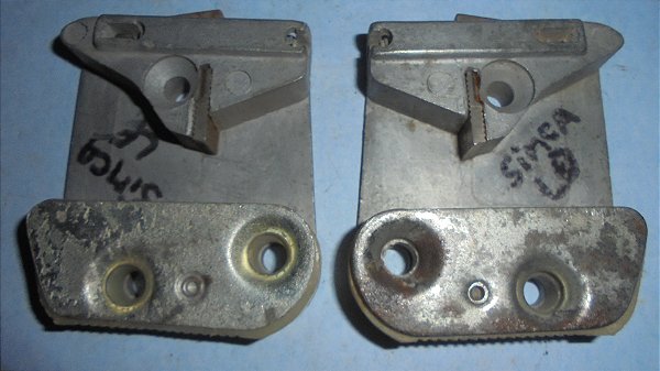 Simca - Par De Batente da Fechadura Da Porta NOVO