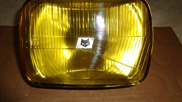 Fiat 147 77_80 - Farol Direito Original Carello Amarelo Novo