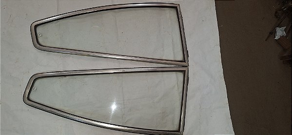 Karmann ghia TC - Par De Vidro Lateral Basculante Traseiro
