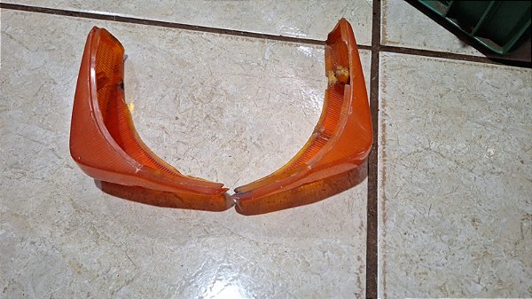 Karmann Ghia TC - Par de Lente Do Pisca Seta Original para restaurar