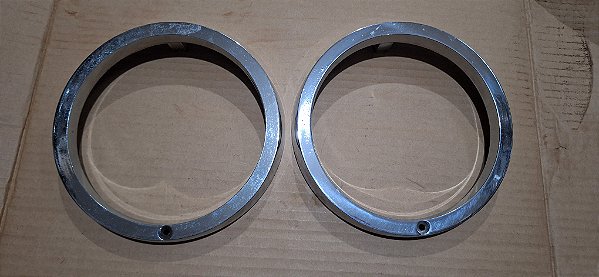 F100 F350 F600 65_68 - Par De Aro Moldura Do Farol Original