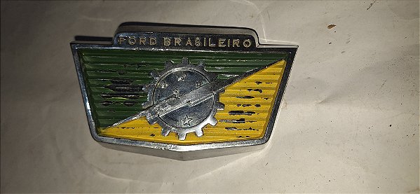 F100 F350 F600 65_67 Emblema frontal do capo Original Usado