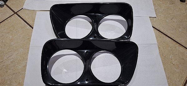 Variant 2 - Par de moldura aro máscara do farol original VW