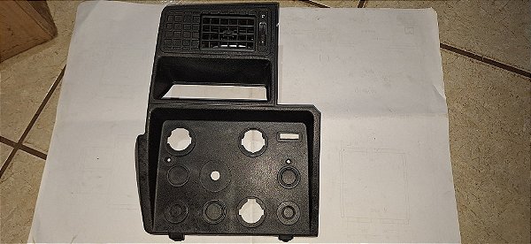 D20 após 93 Moldura Esquerda Painel de Instrumentos com Difusor De Ar