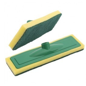 Kit 2 Esfregão Lava Piso Azulejo Multiuso Esponja Limpeza Faxina Doméstica