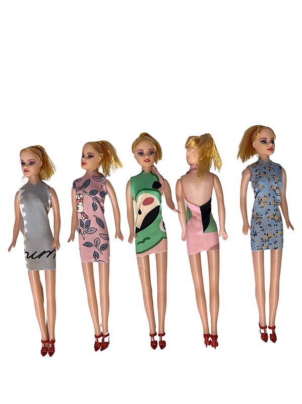Kit 10 Bonecas Brinquedo Menina Atacado Prenda Junina