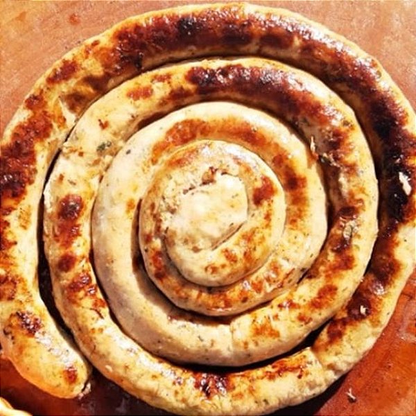Linguiça de Frango Recheada com Cheddar - 450 gramas