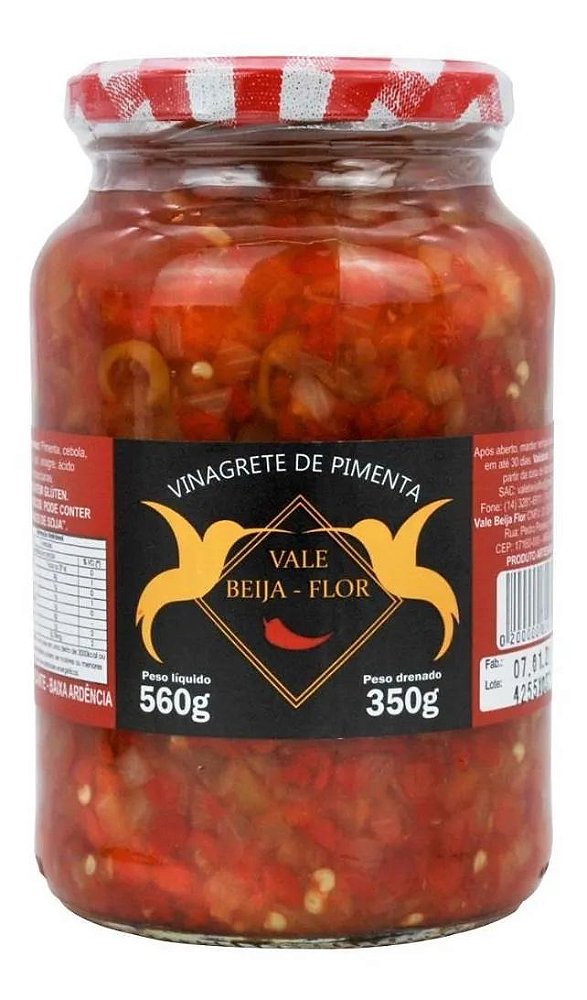 Vinagrete de Pimenta
