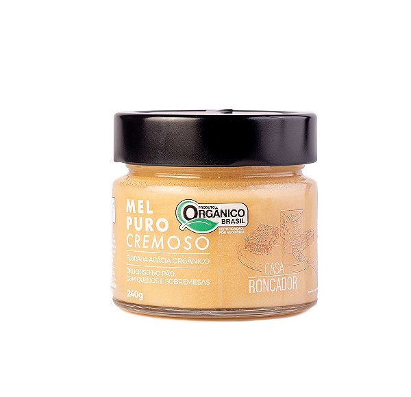 Mel Puro Cremoso Orgânico - 240 gramas