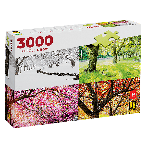Puzzle 3000 pecas Cerejeiras nas Quatro Estacoes