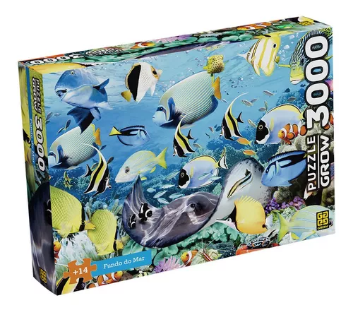 Puzzle 3000 pecas Fundo do Mar