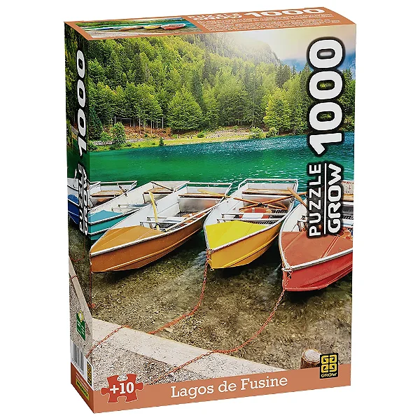Quebra-cabeca 1000 pecas Lagos de Fusine