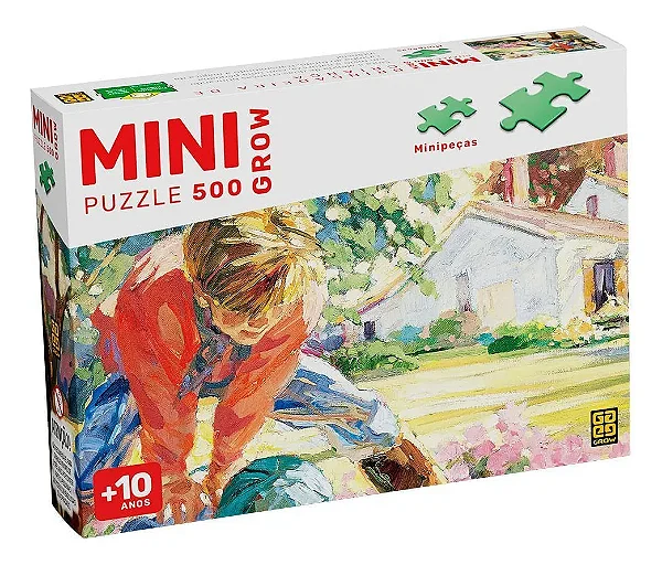 Mini Quebra-cabeca 500 pecas Brincadeira de Crianca