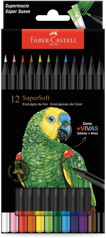 ECOLÁPIS DE COR SUPERSOFT-12 CORES FSC