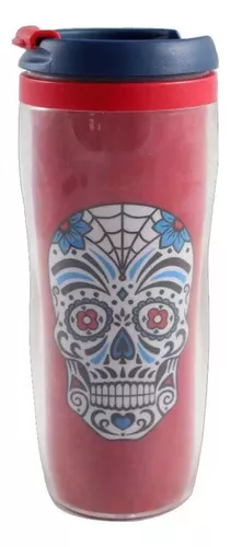 COPO VIAGEM SILHUETA 300ML CAVEIRA AMEXICANA  Ean :7908011713670