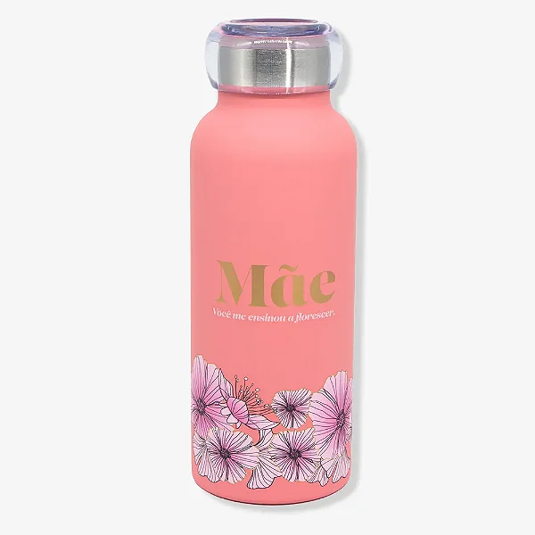 GARRAFA BUBBLE 500ML MAE FLORAL  Ean :7908623020173