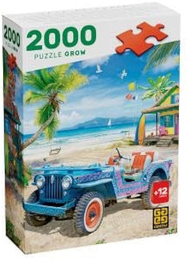 Quebra-cabeca 2000 pecas Casa na Praia