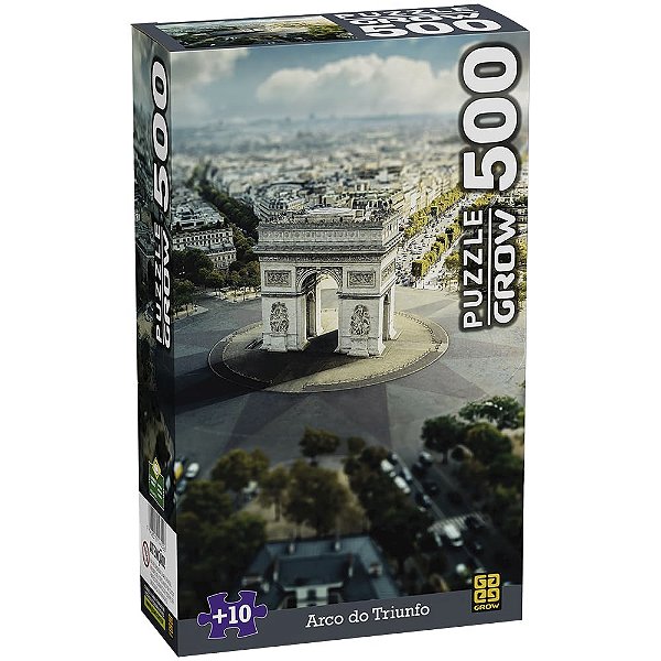 Quebra-cabeca 500 pecas Arco do Triunfo