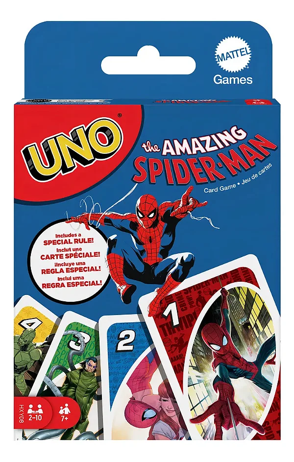 JOGO DE CARTAS UNO SPIDERMAN  - MATTEL