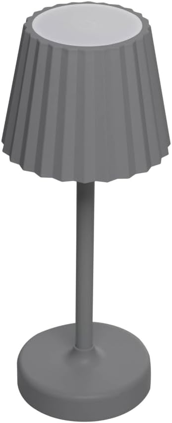LUMINARIA DE MESA LED 3 TONS RADIANCE CINZA PLASTICO LYOR