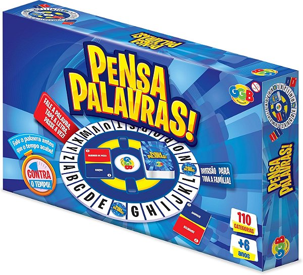 JOGO DIVERSO PENSA PALAVRAS UNIDADE 1153 - GGB PLAST