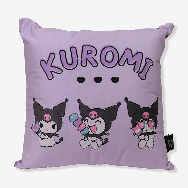 ALMOFADA FIBRA VELUDO 40X40CM KUROMI  Ean :7908623035719