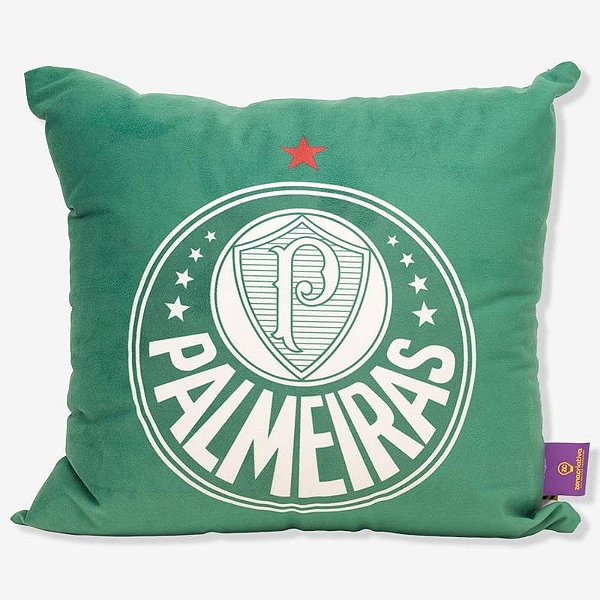 ALMOFADA FIBRA VELUDO 40X40CM PALMEIRAS  Ean :7908623042427