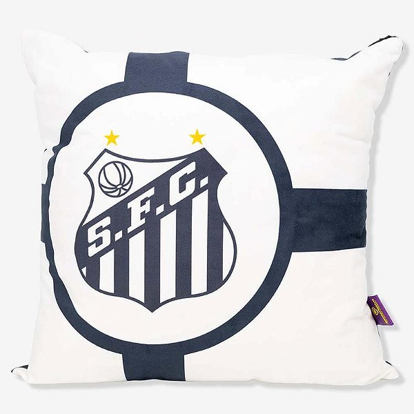 ALMOFADA FIBRA VELUDO 40X40CM SANTOS  Ean :7908623045596