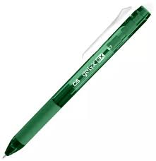 CANETA RETRATIL CIS GELYX - verde escuro
