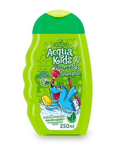 Shampoo Infaltil Acqua Kids 250ml Naturals Erva Doce