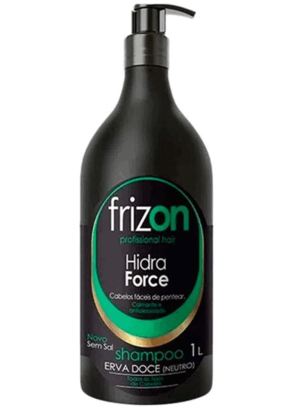 Shampoo Frizon 1 Litro Hidra Force Erva Doce