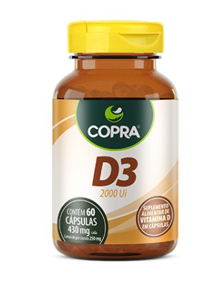 Vitamina D3 Copra 2000ui C/60 Cápsulas