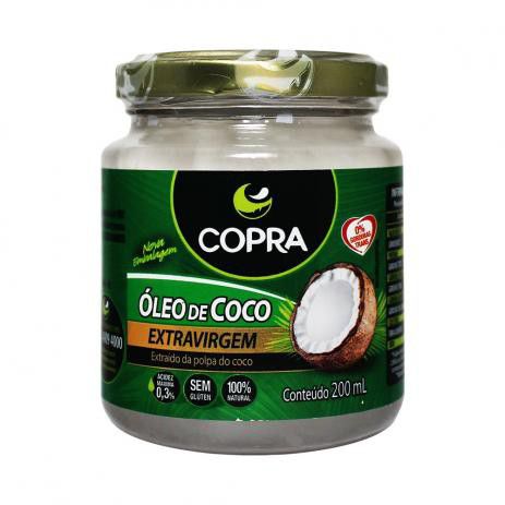 Oleo de Coco  Extra Virgem 200ml Copra