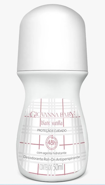 Desodorante Roll-On Giovanna Baby Blanc Vanilla 50ml