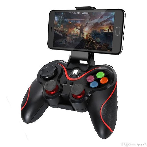 Controle Joystick Sem Fio V8 Wireless bluetooth Android Game Jogo Celular