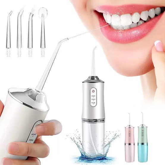 Irrigador Dental Recarregável Oral Jato Bucal D'água Higiene