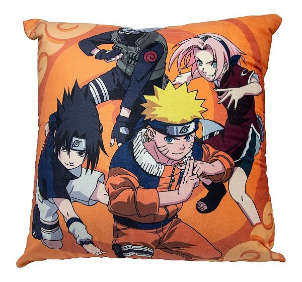 Almofada Naruto Sasuke Sakura E Kakashi Time 7 40x40 Oficial