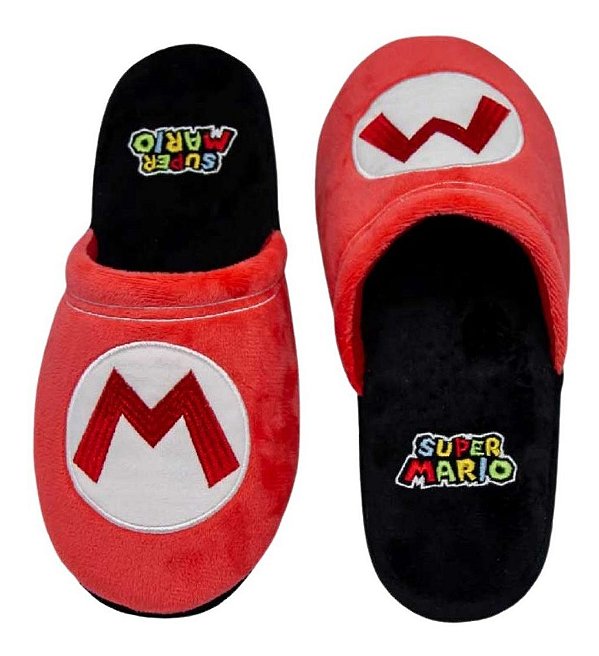 Chinelo De Quarto Masculino Mario Bros