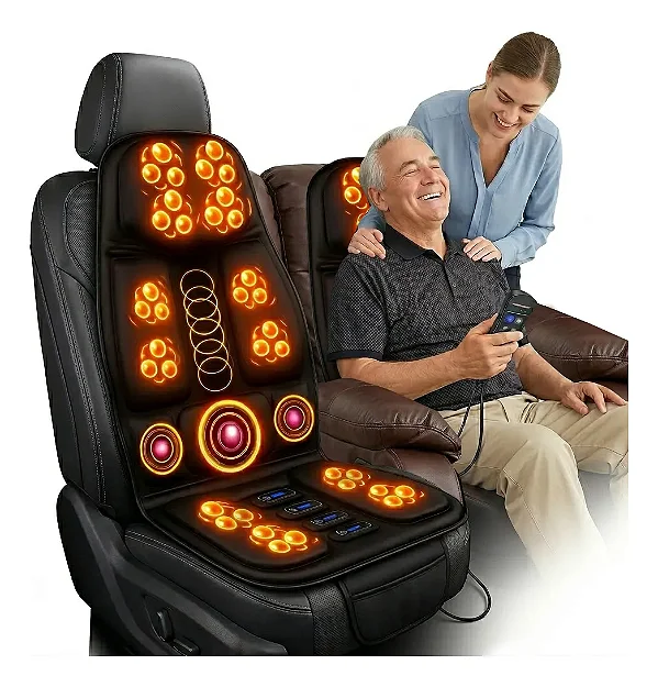 Assento Massageador Elétrico Costas Carro Cama Sofá Cadeira
