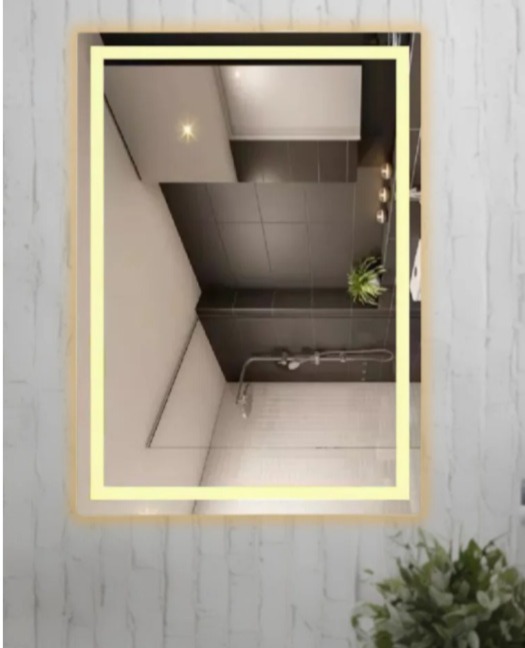 Espelho Vertical com LED Frontal e Touch Screen