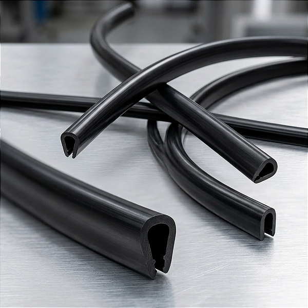 BORDA DE PVC PRETA PARA CONTORNO DE ESPELHO