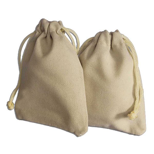 10 Saquinho de Veludo com Fita Tam. 14x20