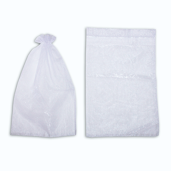 Kit 10 Saquinho de Organza Tam. 17x30 Saco Para Guardar Lembrancinhas