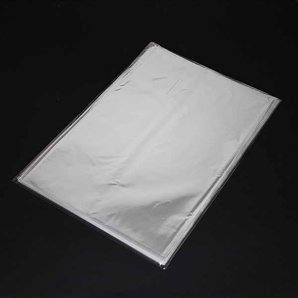 Saco Plástico Transparente Tam 25x37cm Kit 50 un