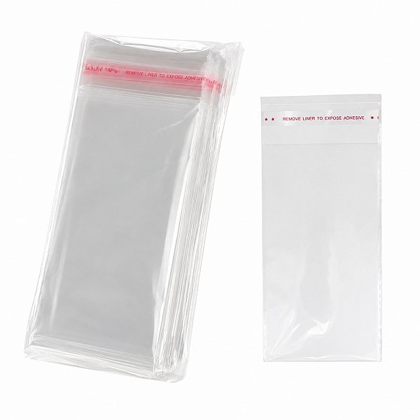 Saco Plástico Adesivado Transparente Tam 5x12 1000 Unidades