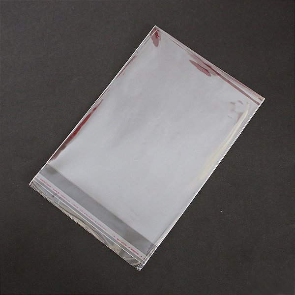 1000 Unidades saco Plástico Adesivado sem Solapa 10x15 cm