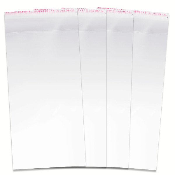 Saco Plástico Adesivado sem Solapa 8x15 cm - Pct. com 100 un