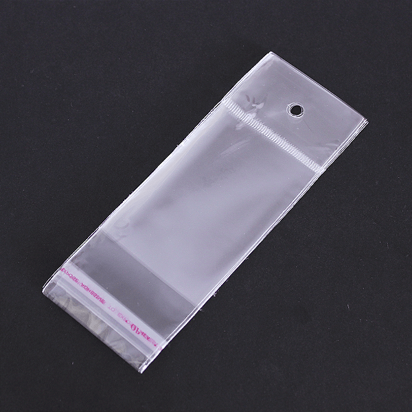 Saco Plástico Adesivado com Solapa 5x8 cm - 100 unidades