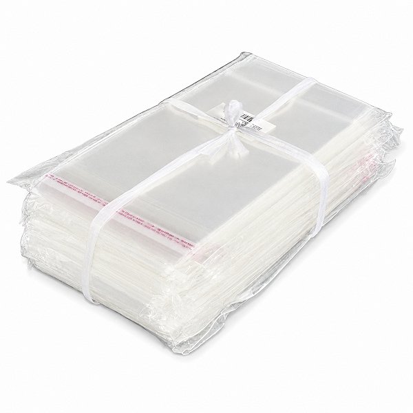 Saco Plástico Adesivado com Solapa 12x18 cm 1000 unidades