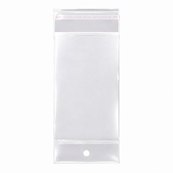 100 Unidades saco Plástico Adesivado com Solapa 10x17+3 cm